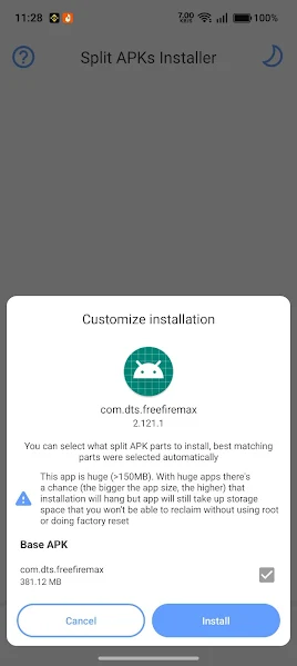 FF Kipas App Screenshot